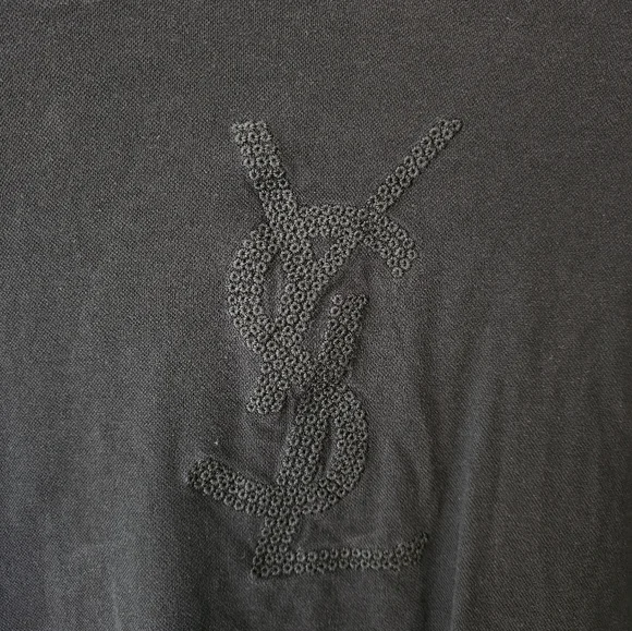 Yves Saint Laurent | YSL |Embroidered Oversized Tshirt - Picture 4 of 7